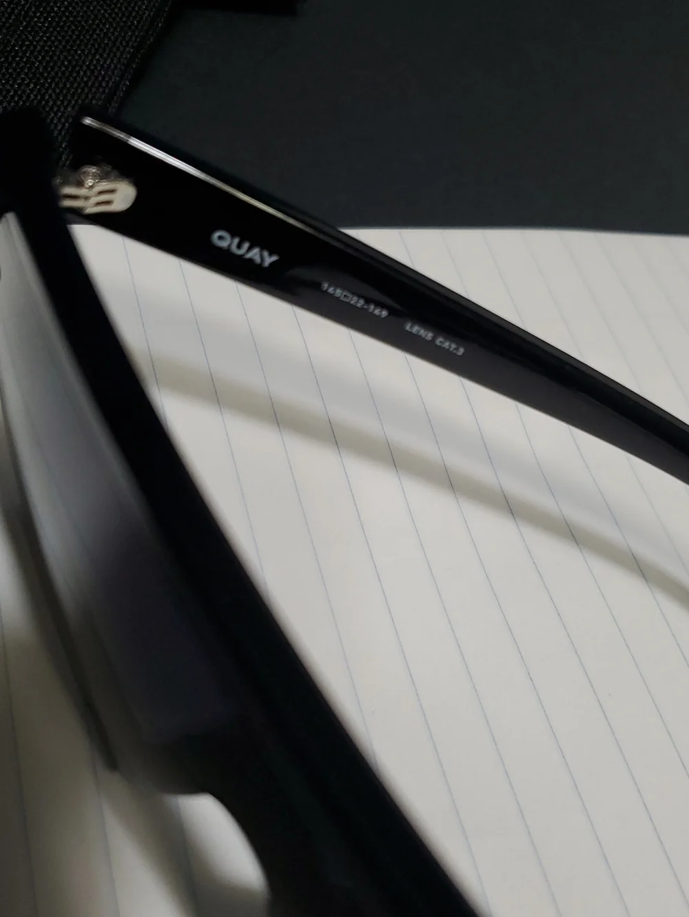 Quay Nightfall Black on Black Fade Mint Square Unisex‎ Sunglasses brand new